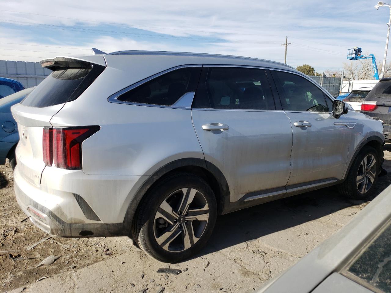 2023 KIA Sorento VIN KNDRHDLG4P5199955 Copart auction photo, front end / hail damage thumbnail 3