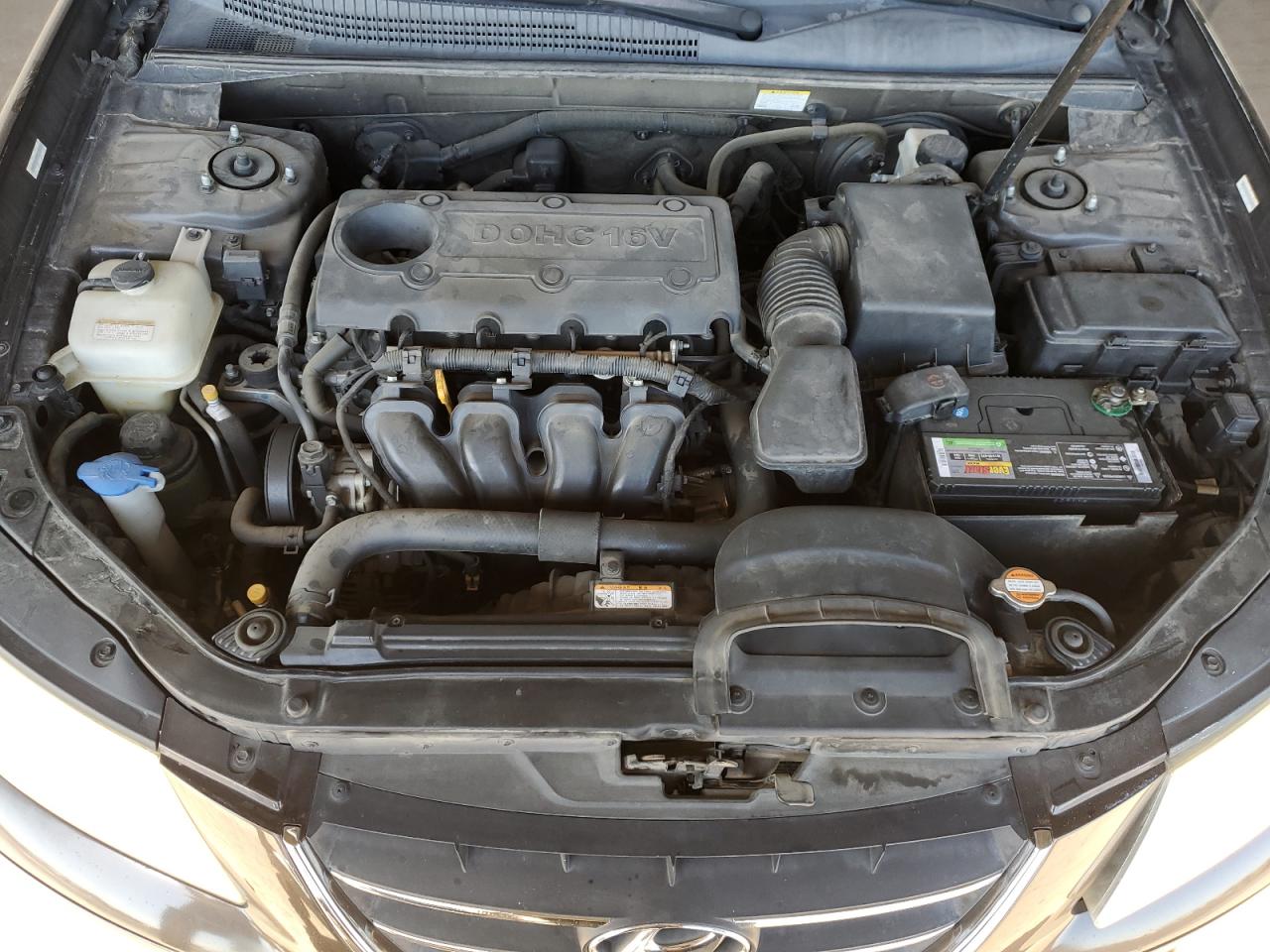 2009 Hyundai Sonata VIN 5NPET46C89H451618 Copart auction photo, front end / side damage thumbnail 12