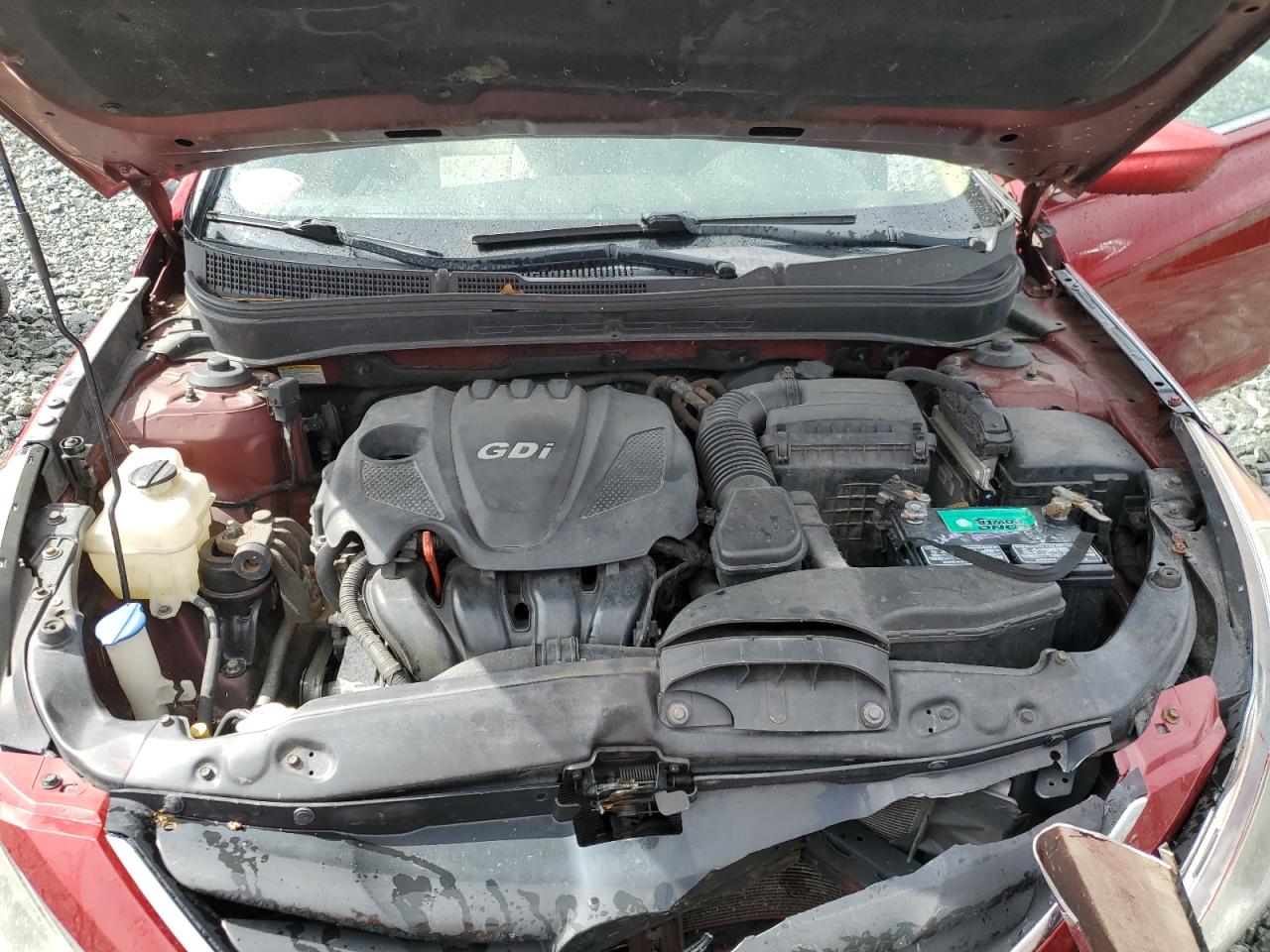 2013 Hyundai Sonata VIN 5NPEB4AC8DH648016 Copart auction photo, front end damage thumbnail 11