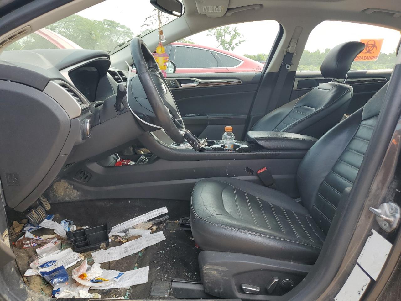 2015 Ford Fusion VIN 3FA6P0H91FR130974 Copart auction photo, side / rear end damage thumbnail 7