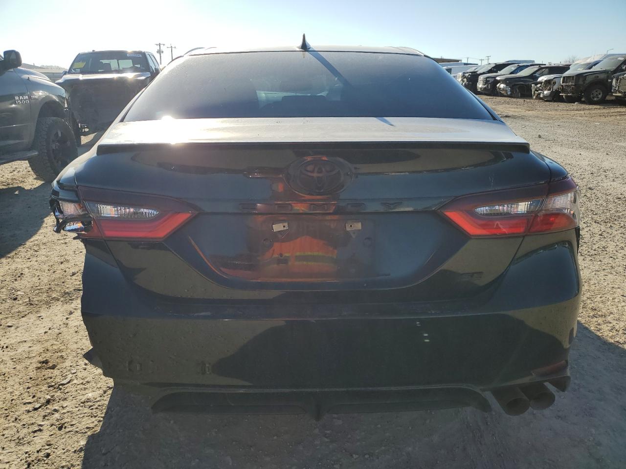 2022 Toyota Camry VIN 4T1T11AK2NU038129 Copart auction photo, rear end / undercarriage damage thumbnail 6