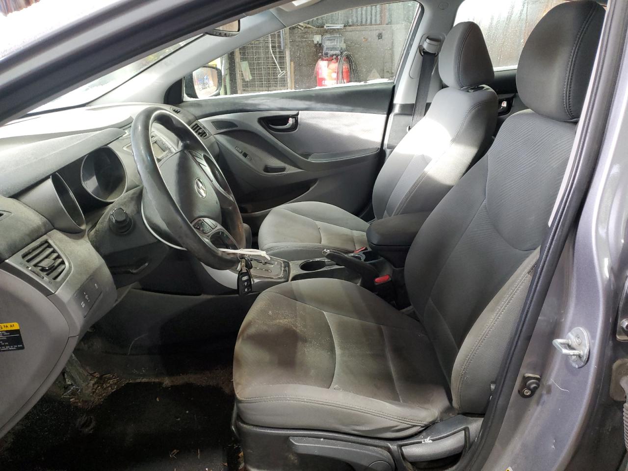 2013 Hyundai Elantra VIN KMHDH4AEXDU499718 Copart auction photo, rear end damage thumbnail 7