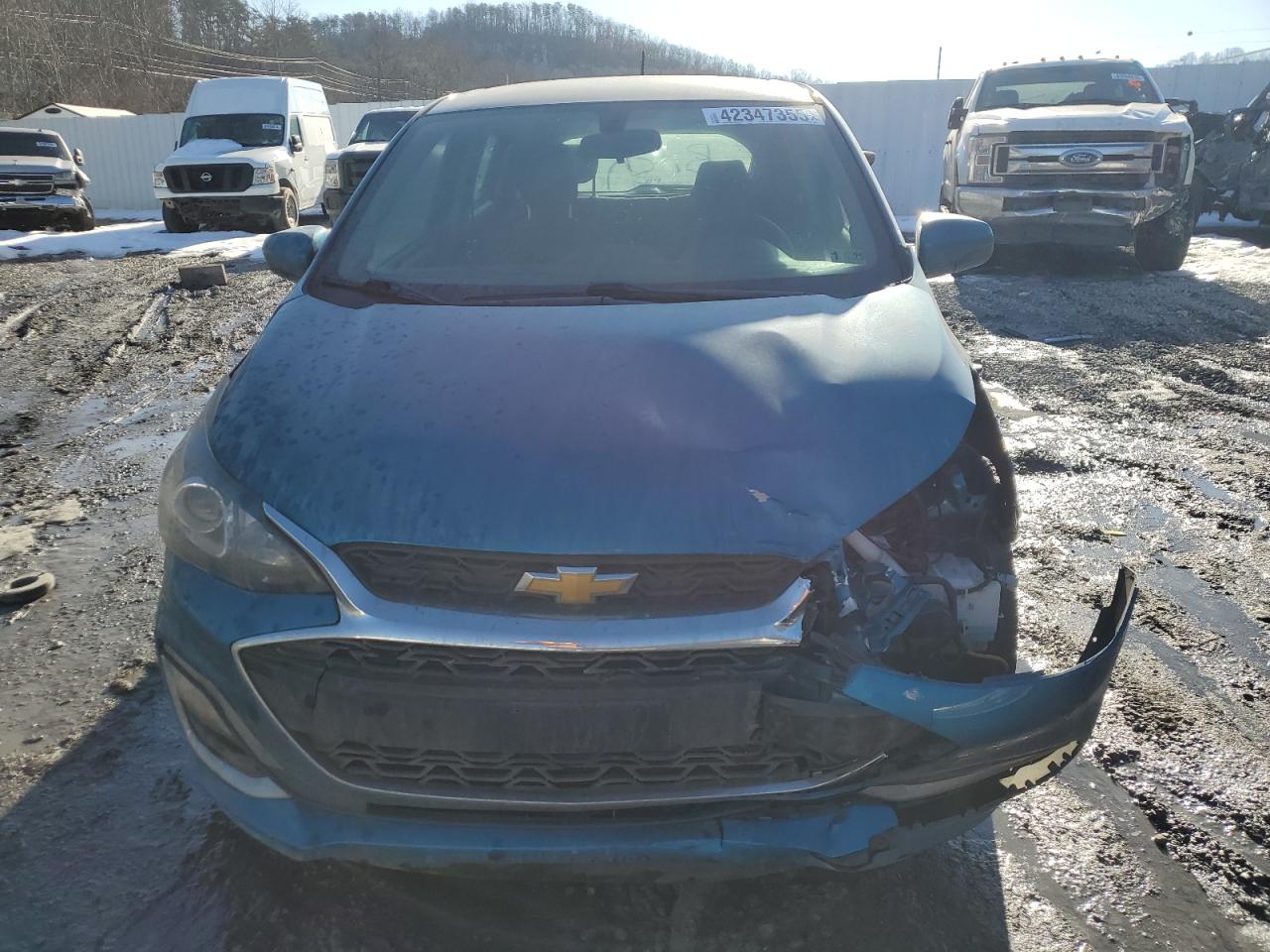 2019 Chevrolet Spark VIN KL8CD6SA9KC750999 Copart auction photo, front end damage thumbnail 5