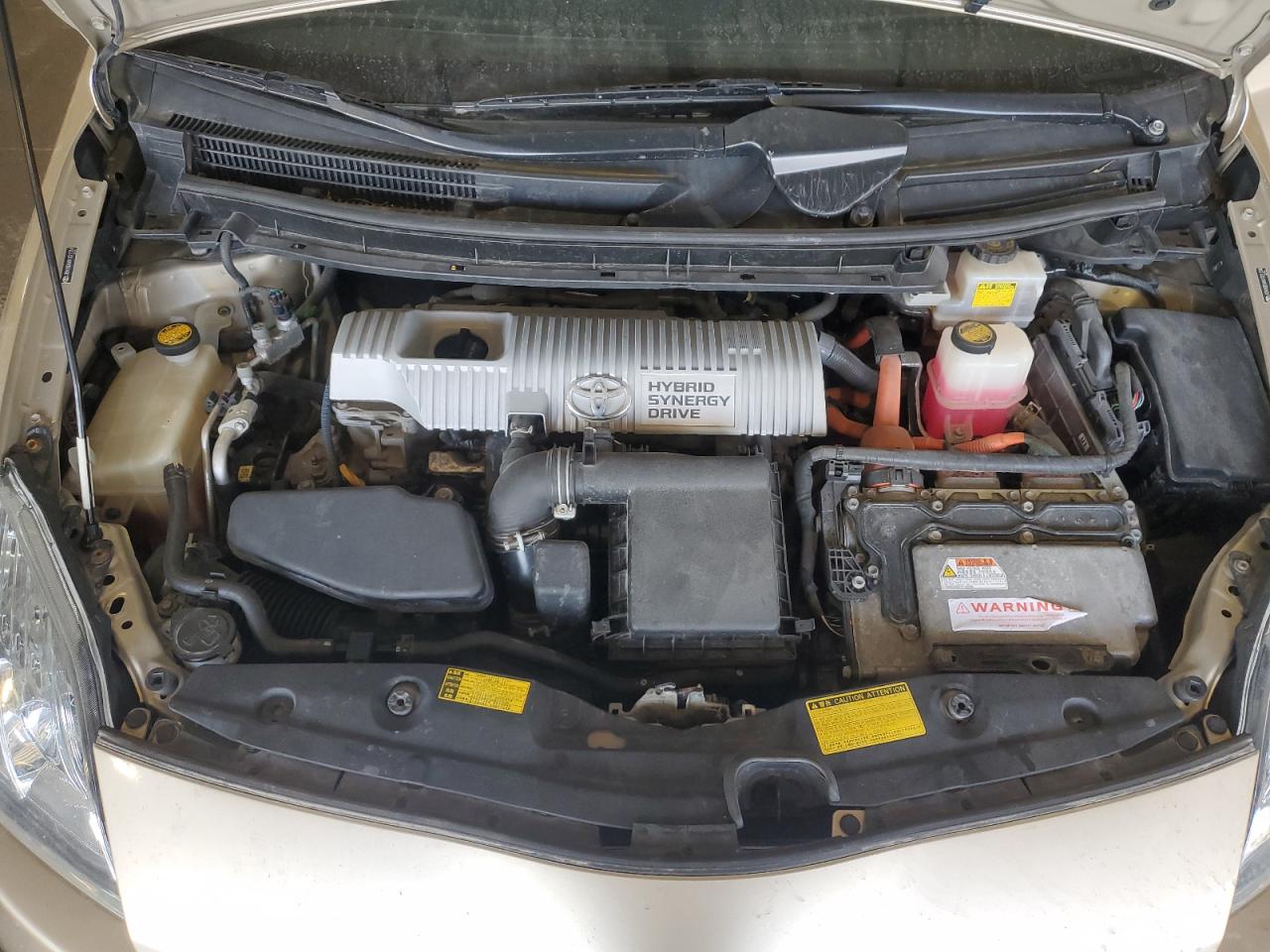 2010 Toyota Prius VIN JTDKN3DUXA1021734 Copart auction photo, top/roof / mechanical damage thumbnail 12