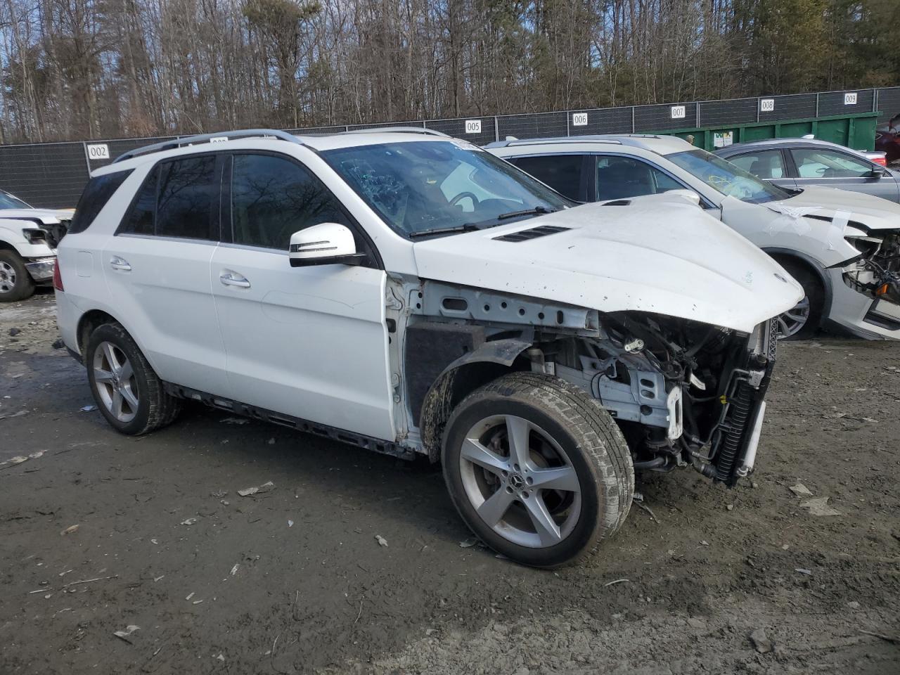 2017 Mercedes-Benz GLE VIN 4JGDA5HB2HA950704 Copart auction photo, front end damage thumbnail 4