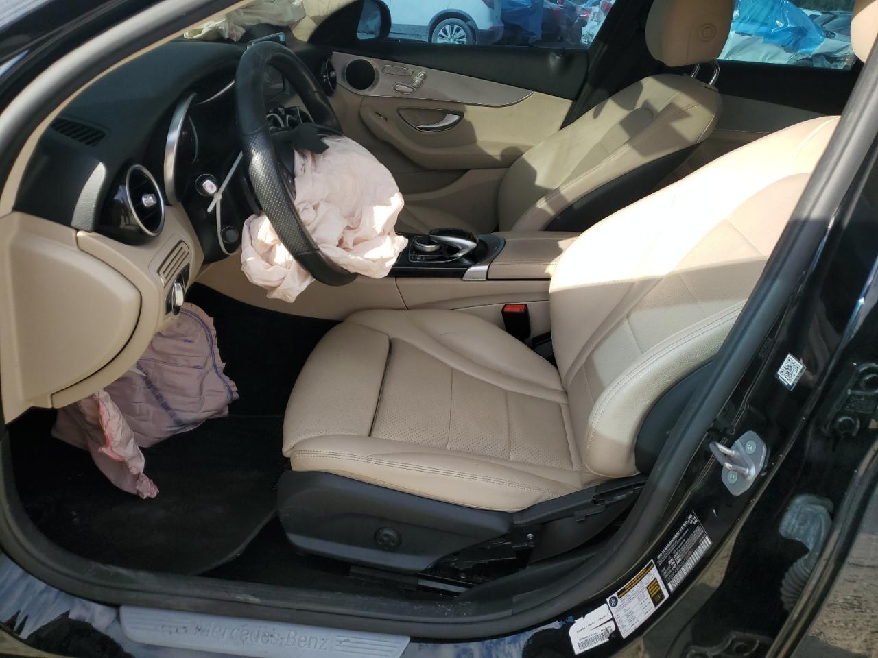 2016 Mercedes-Benz C-klasse VIN 55SWF4JB4GU176480 Copart auction photo, front end damage thumbnail 7