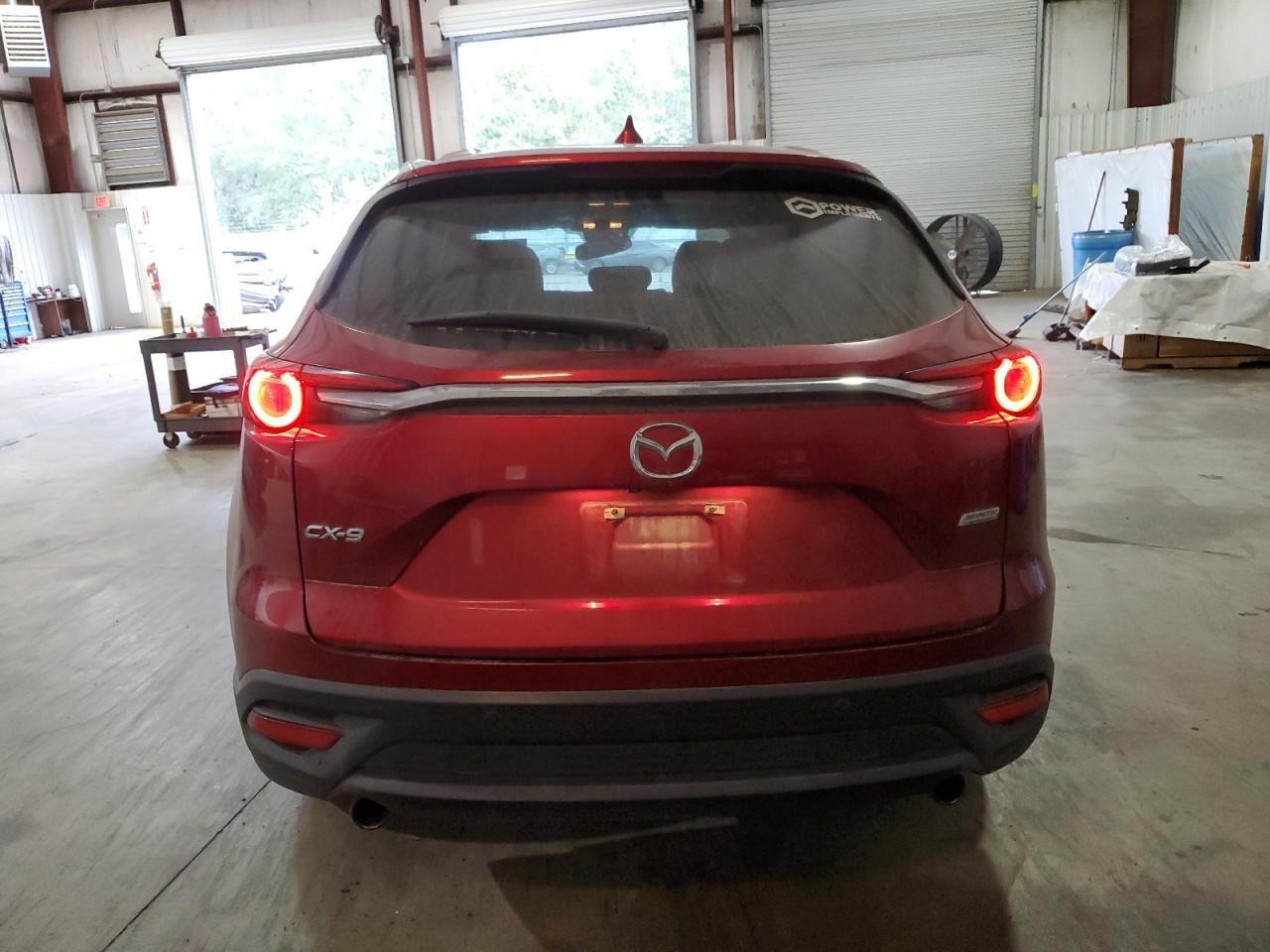 2018 Mazda CX-9 VIN JM3TCACY6J0223356 Copart auction photo, front end / side damage thumbnail 6