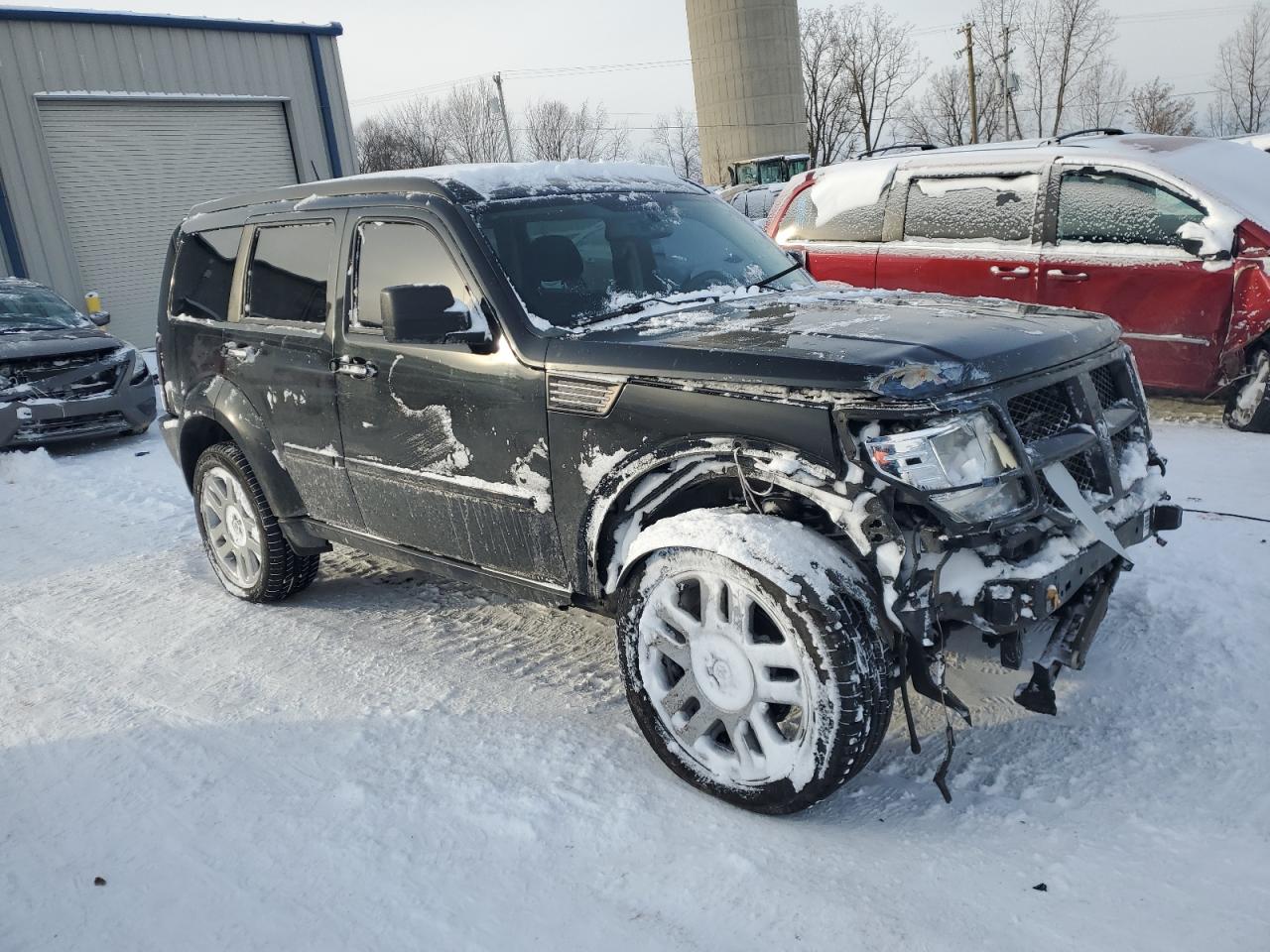 2011 Dodge Nitro VIN 1D4PU4GX2BW501410 Copart auction photo, front end / side damage thumbnail 4
