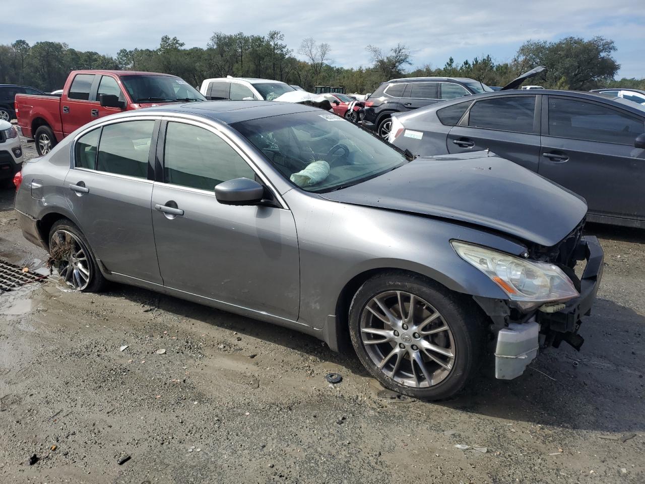 2011 Infiniti G VIN JN1CV6AP9BM503330 Copart auction photo, all over damage thumbnail 4