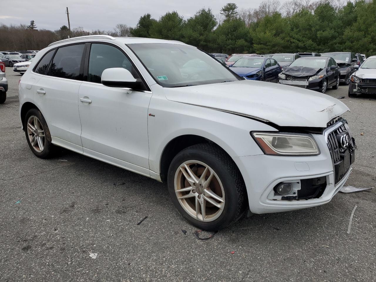 2013 Audi Q5 VIN WA1DGAFP2DA048603 Copart auction photo, front end / minor dent/scratches damage thumbnail 4