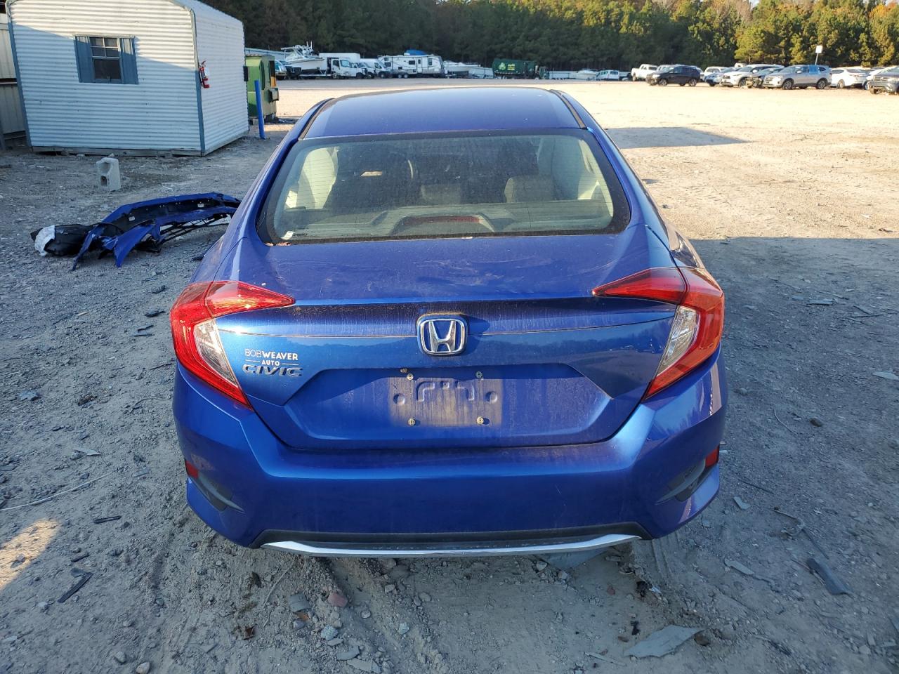 2020 Honda Civic VIN 2HGFC2F64LH560632 Copart auction photo, front end / undercarriage damage thumbnail 6