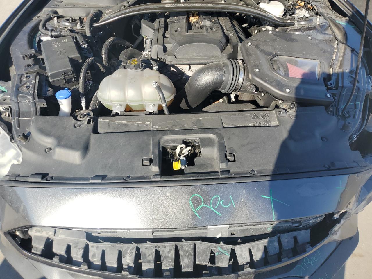 2020 Ford Mustang VIN 1FA6P8TD0L5186171 Copart auction photo, all over damage thumbnail 11