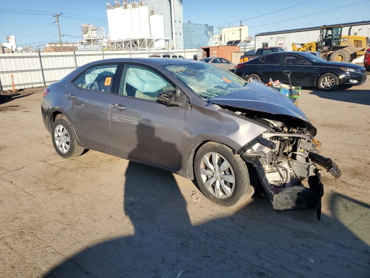 2015 Toyota Corolla VIN 2T1BURHE7FC377148 Copart auction photo, front end damage thumbnail 4