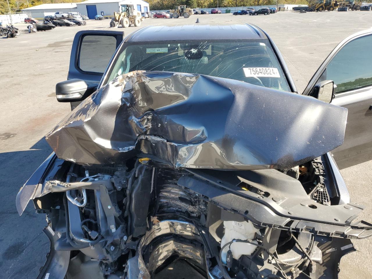 2019 RAM 1500 VIN 1C6SRFBT3KN514706 Copart auction photo, front end damage thumbnail 12