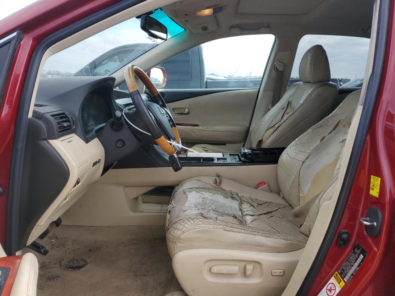 2010 Lexus RX VIN 2T2ZK1BA0AC021575 Copart auction photo, front end / minor dent/scratches damage thumbnail 7