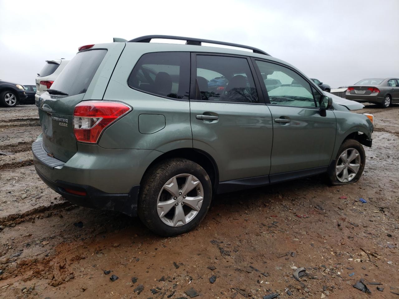 2016 Subaru Forester VIN JF2SJAFC0GH465646 Copart auction photo, front end damage thumbnail 3