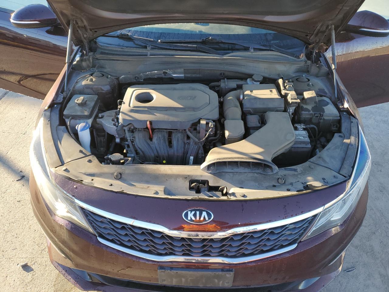 2019 KIA Optima VIN 5XXGT4L30KG375925 Copart auction photo, rear end / front end damage thumbnail 13