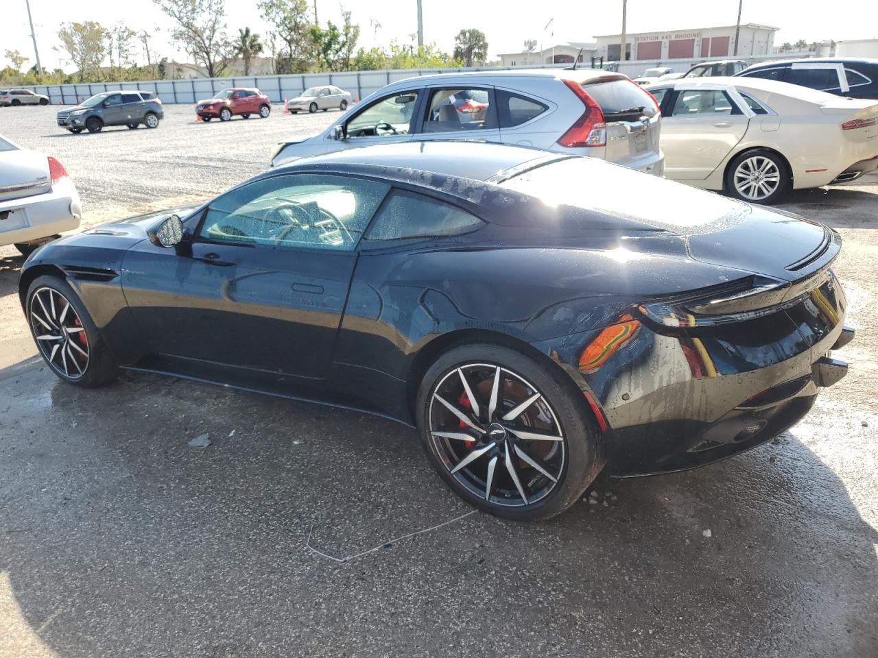 2018 Aston Martin DB11 VIN SCFRMFAW3JGL04645 Copart auction photo, water/flood damage thumbnail 2