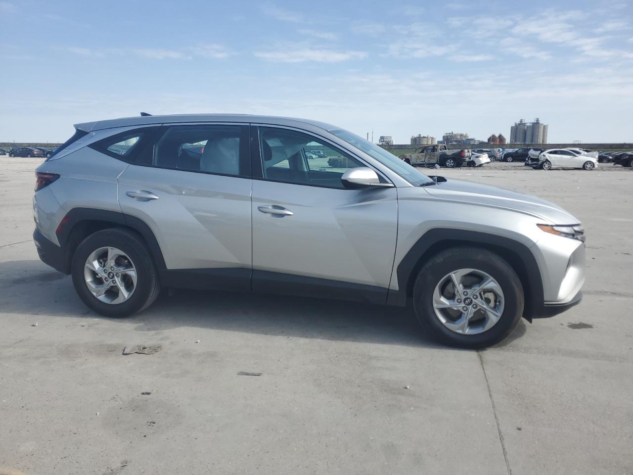 2024 Hyundai Tucson VIN 5NMJA3DE0RH439480 Copart auction photo, side damage thumbnail 4