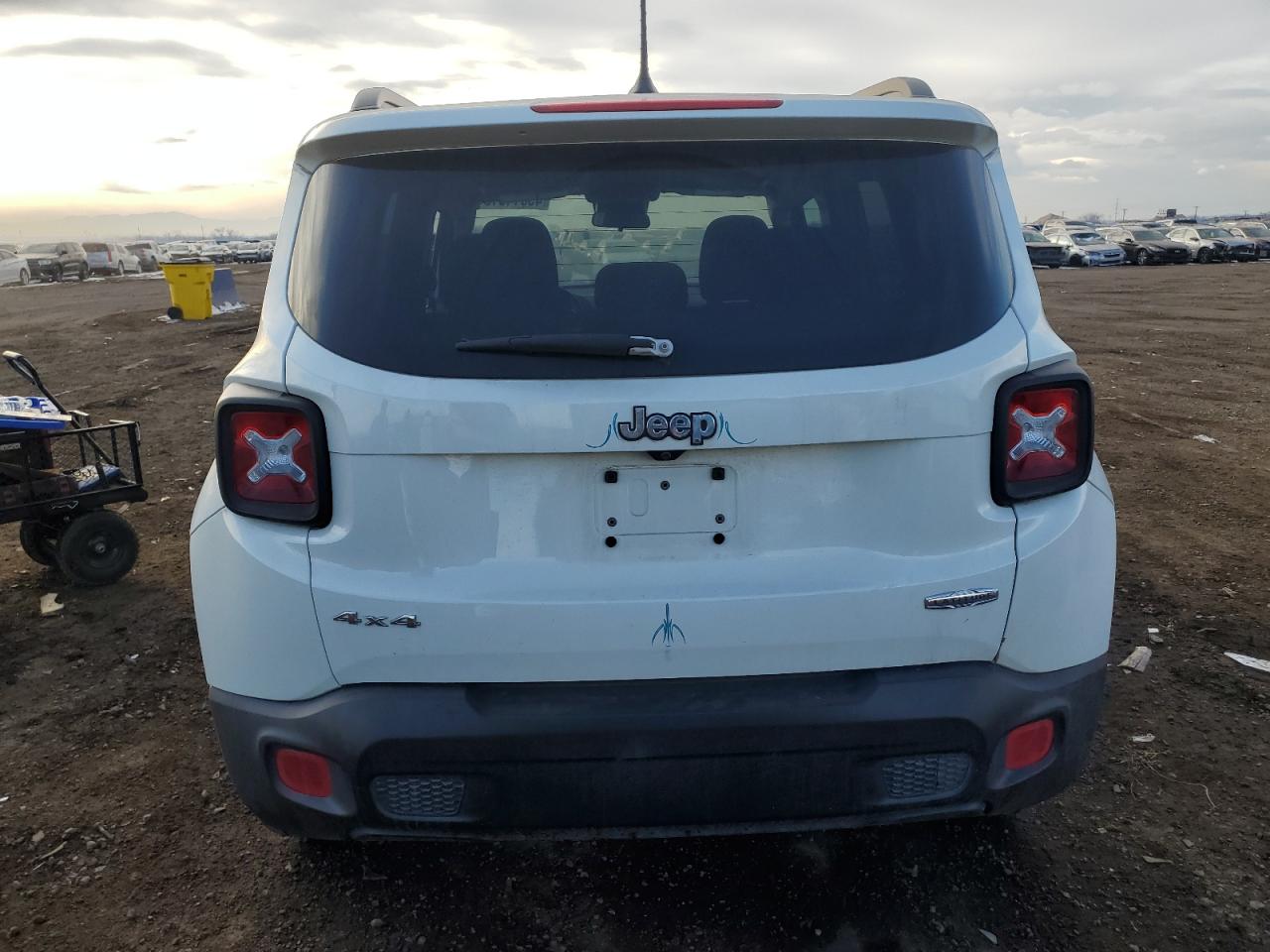 2017 Jeep Renegade VIN ZACCJBBB4HPF34015 Copart auction photo, front end damage thumbnail 6