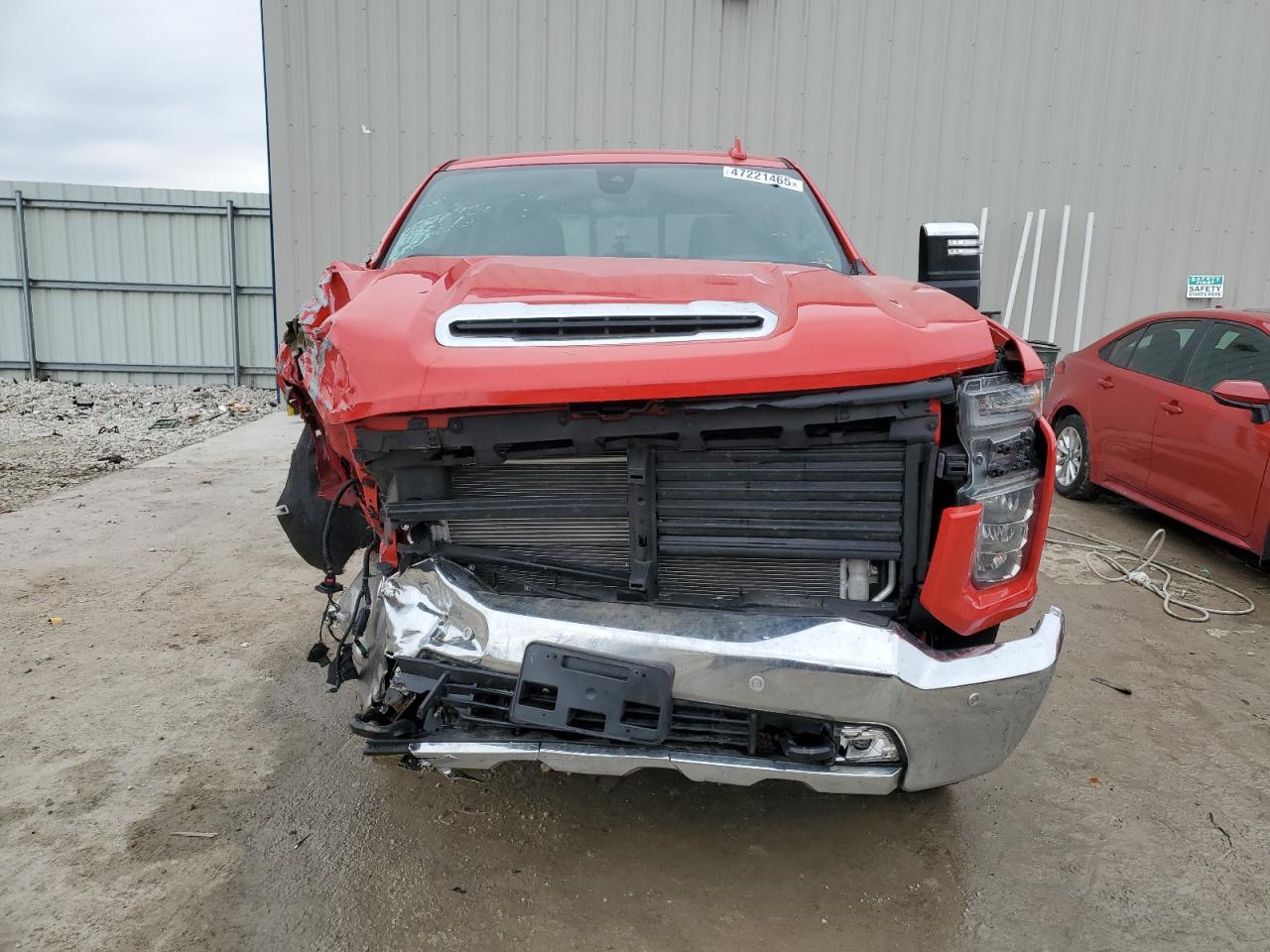 2022 Chevrolet Silverado VIN 2GC4YPEY8N1243150 Copart auction photo, front end / side damage thumbnail 5