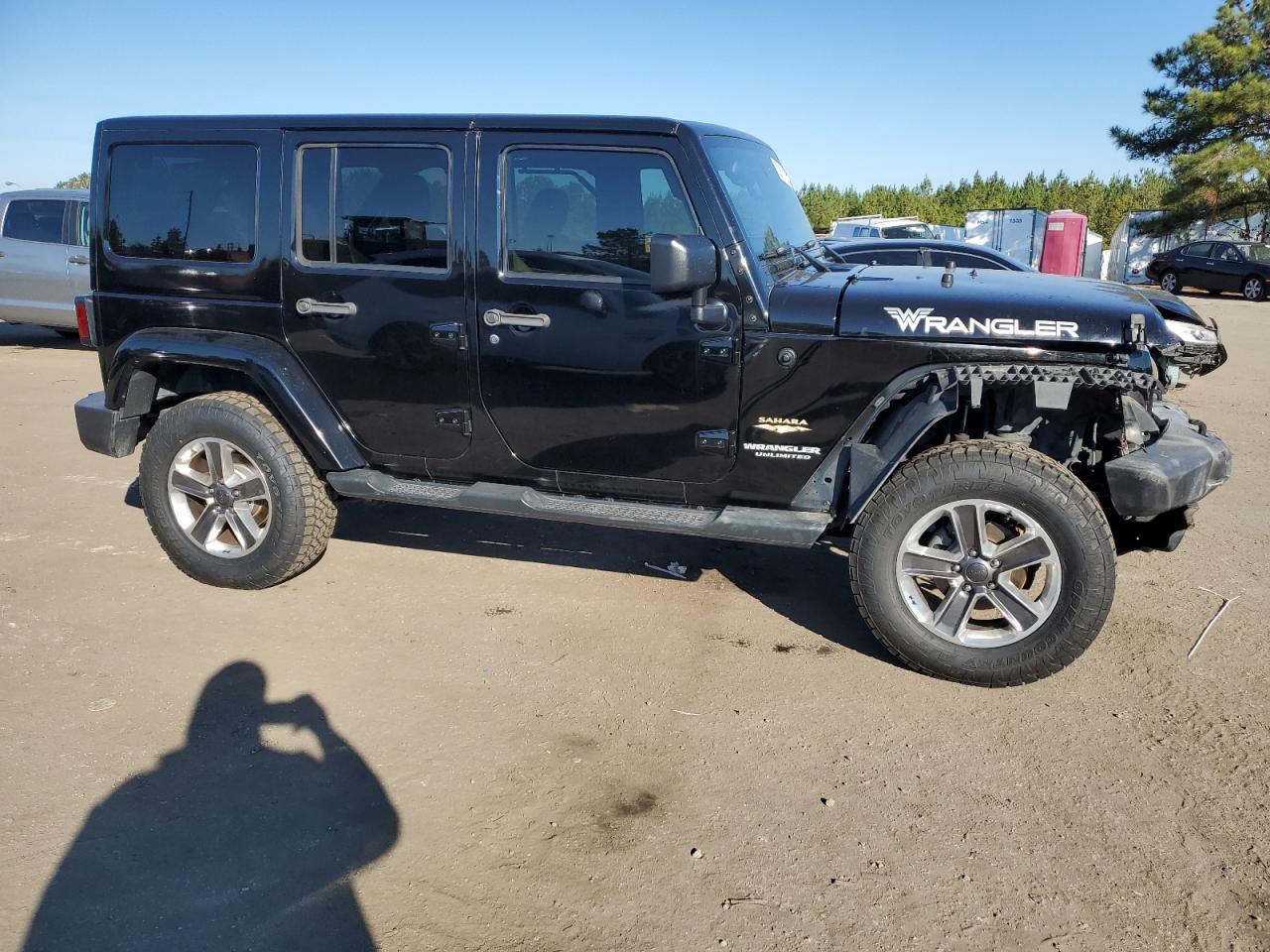 2015 Jeep Wrangler VIN 1C4BJWEG3FL544241 Copart auction photo, front end damage thumbnail 4