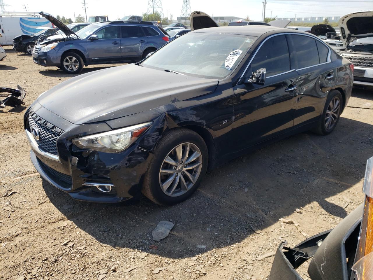2014 Infiniti Q50 VIN JN1BV7AR8EM690499