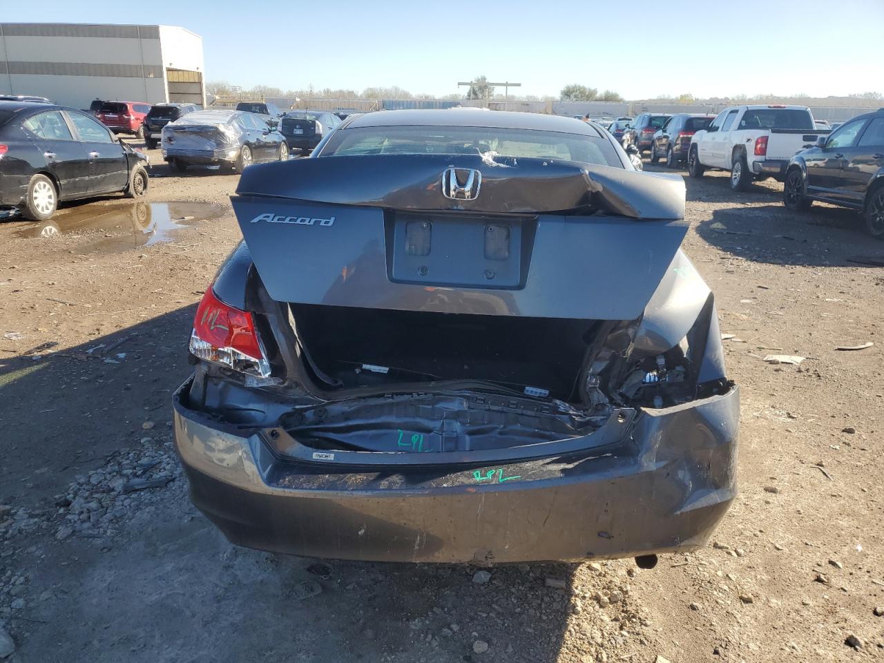 2010 Honda Accord VIN 1HGCP2F37AA149508 Copart auction photo, rear end damage thumbnail 6