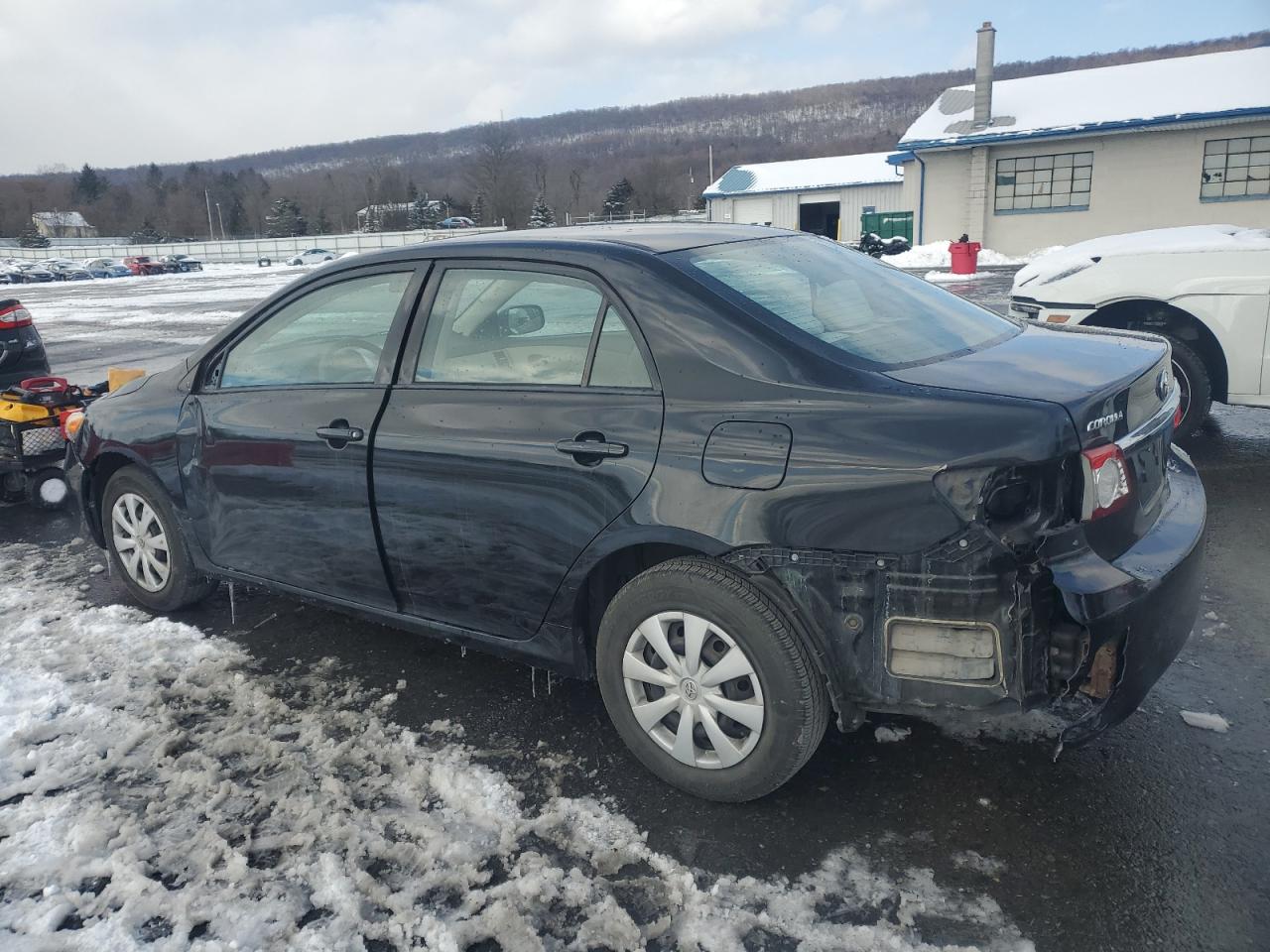 2011 Toyota Corolla VIN 2T1BU4EE1BC730078 Copart auction photo, side / front end damage thumbnail 2