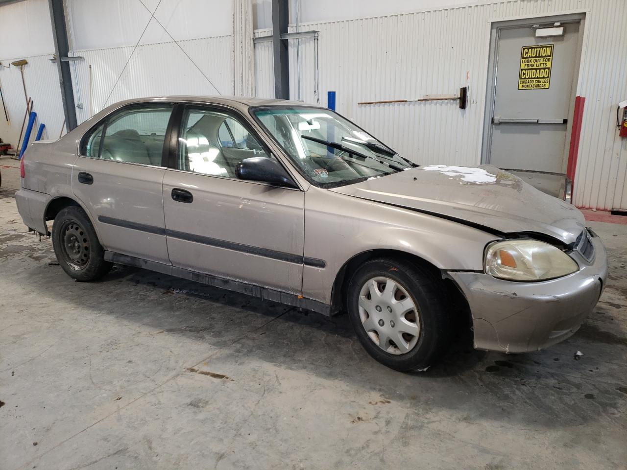 2000 Honda Civic VIN 1HGEJ6672YL060576 Copart auction photo, front end damage thumbnail 4