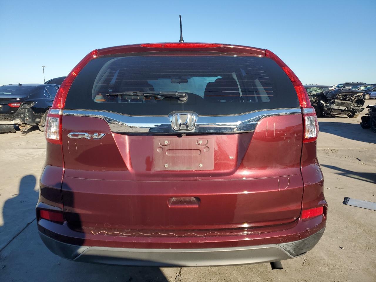 2015 Honda CR-V VIN 2HKRM3H33FH548243 Copart auction photo, front end damage thumbnail 6