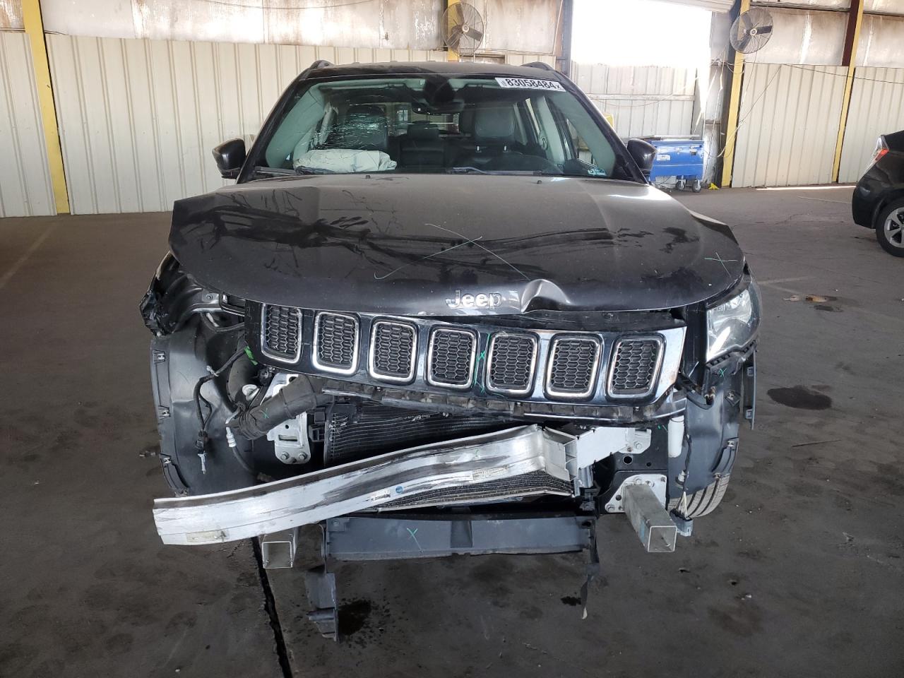 2018 Jeep Compass VIN 3C4NJDBB6JT103341 Copart auction photo, front end damage thumbnail 5