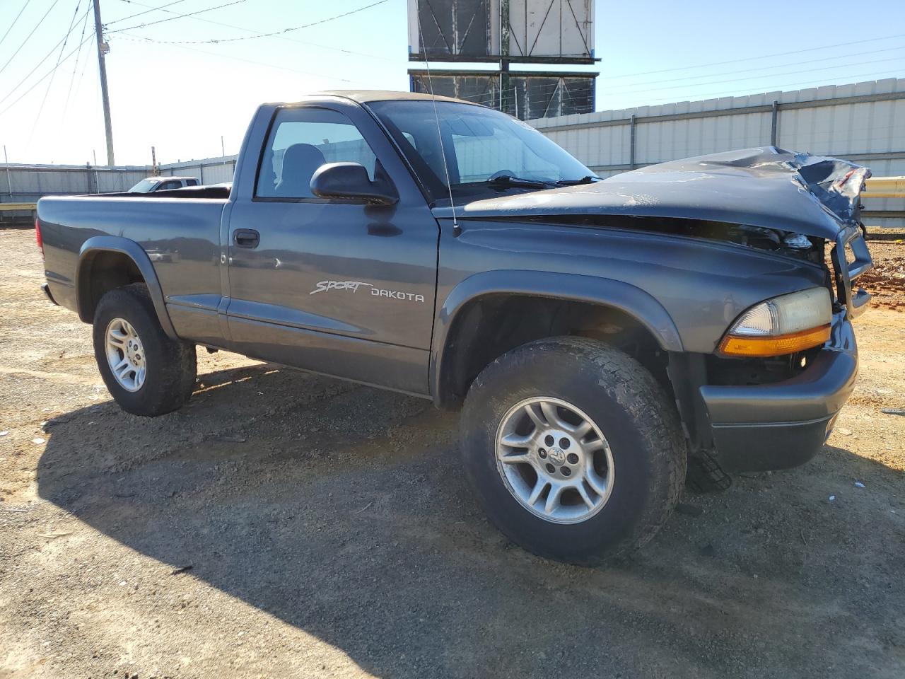 2001 Dodge Dakota VIN 1B7GG26XX1S346850 Copart auction photo, all over / undercarriage damage thumbnail 4