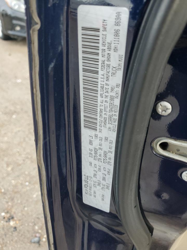 2017 RAM 1500 VIN 3C6RR6LT6HG591889 Copart auction photo, rear end damage thumbnail 13