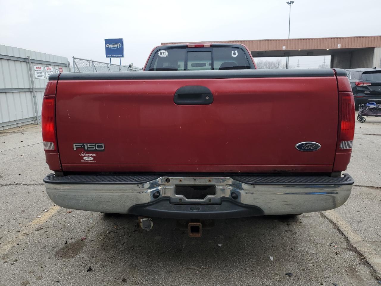 2002 Ford F-150 VIN 1FTRF17W72KA58135 Copart auction photo, all over damage thumbnail 6