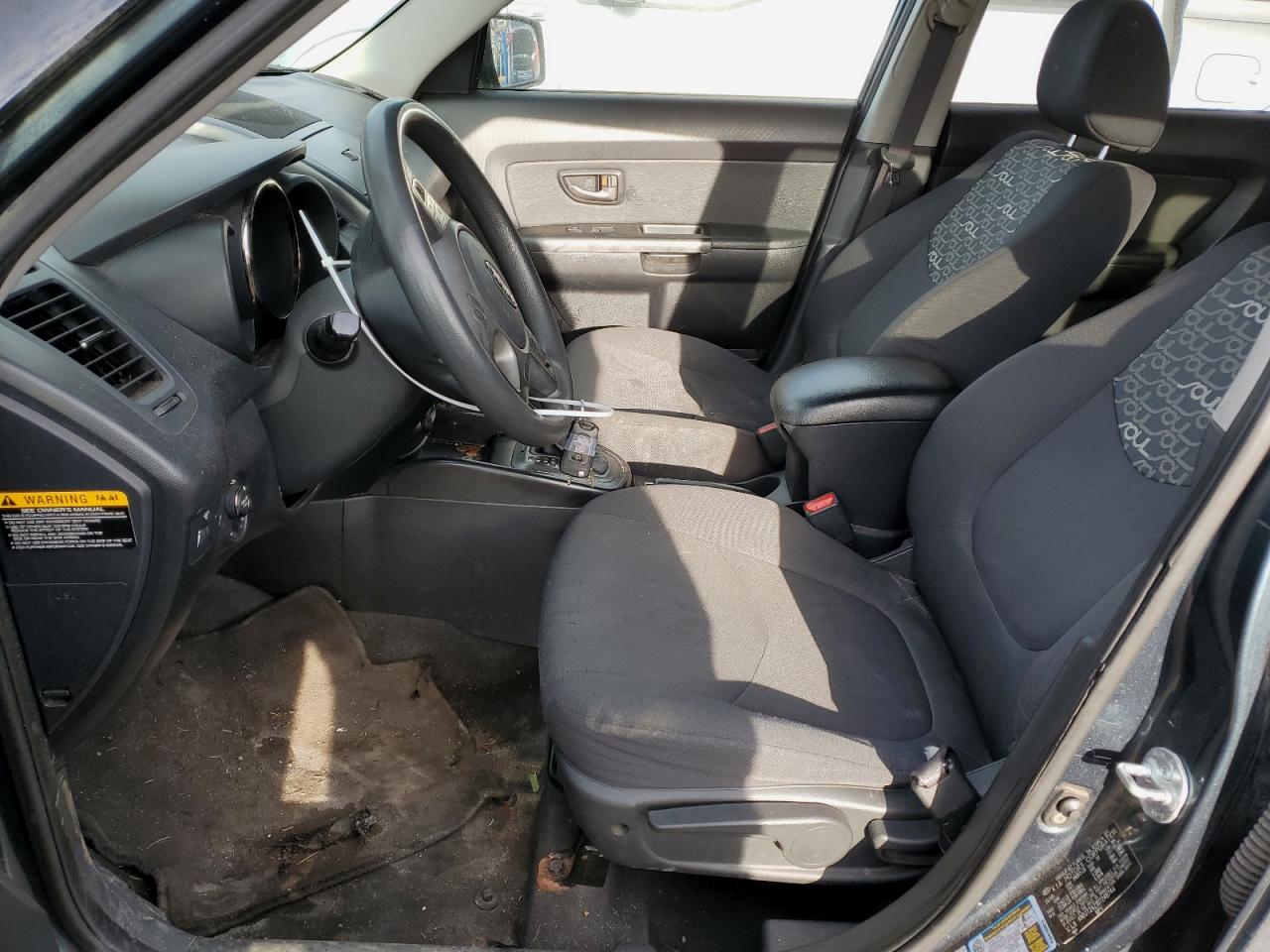 2011 KIA Soul VIN KNDJT2A21B7248744 Copart auction photo, front end damage thumbnail 7
