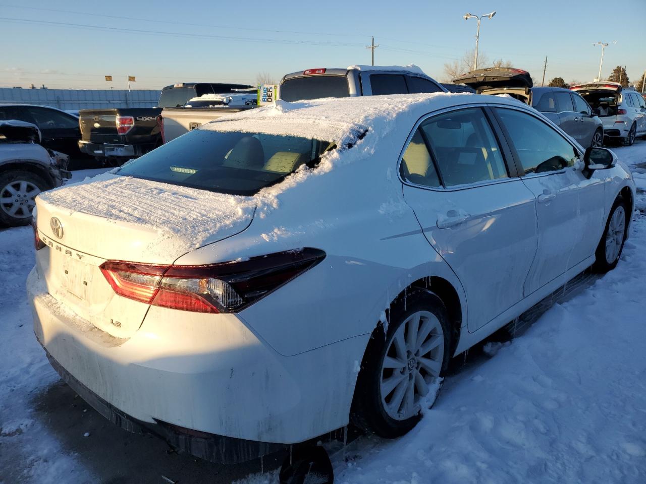 2023 Toyota Camry VIN 4T1C11AK8PU802858 Copart auction photo, hail / front end damage thumbnail 3