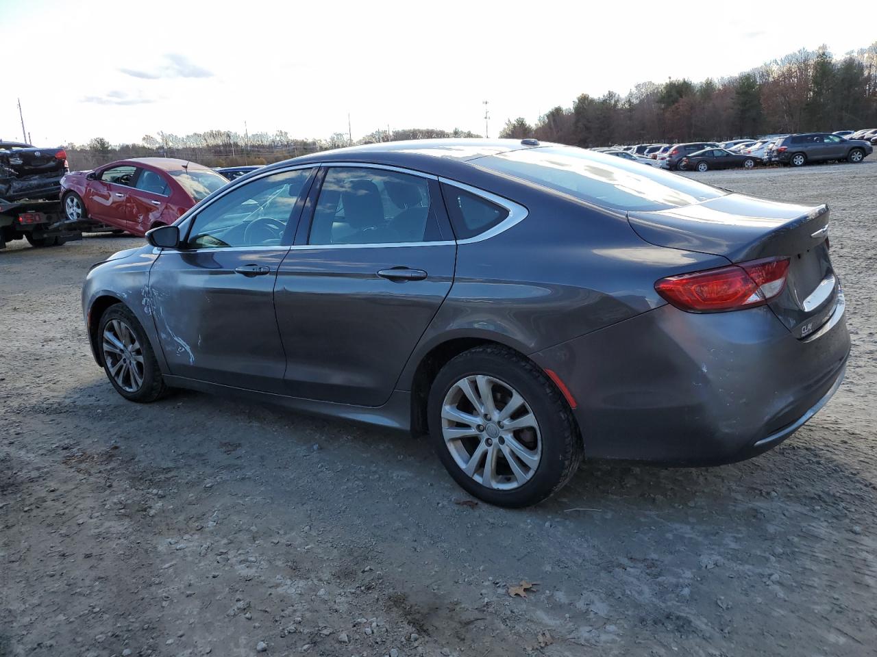 2015 Chrysler 200 VIN 1C3CCCAB6FN746703 Copart auction photo, side damage thumbnail 2
