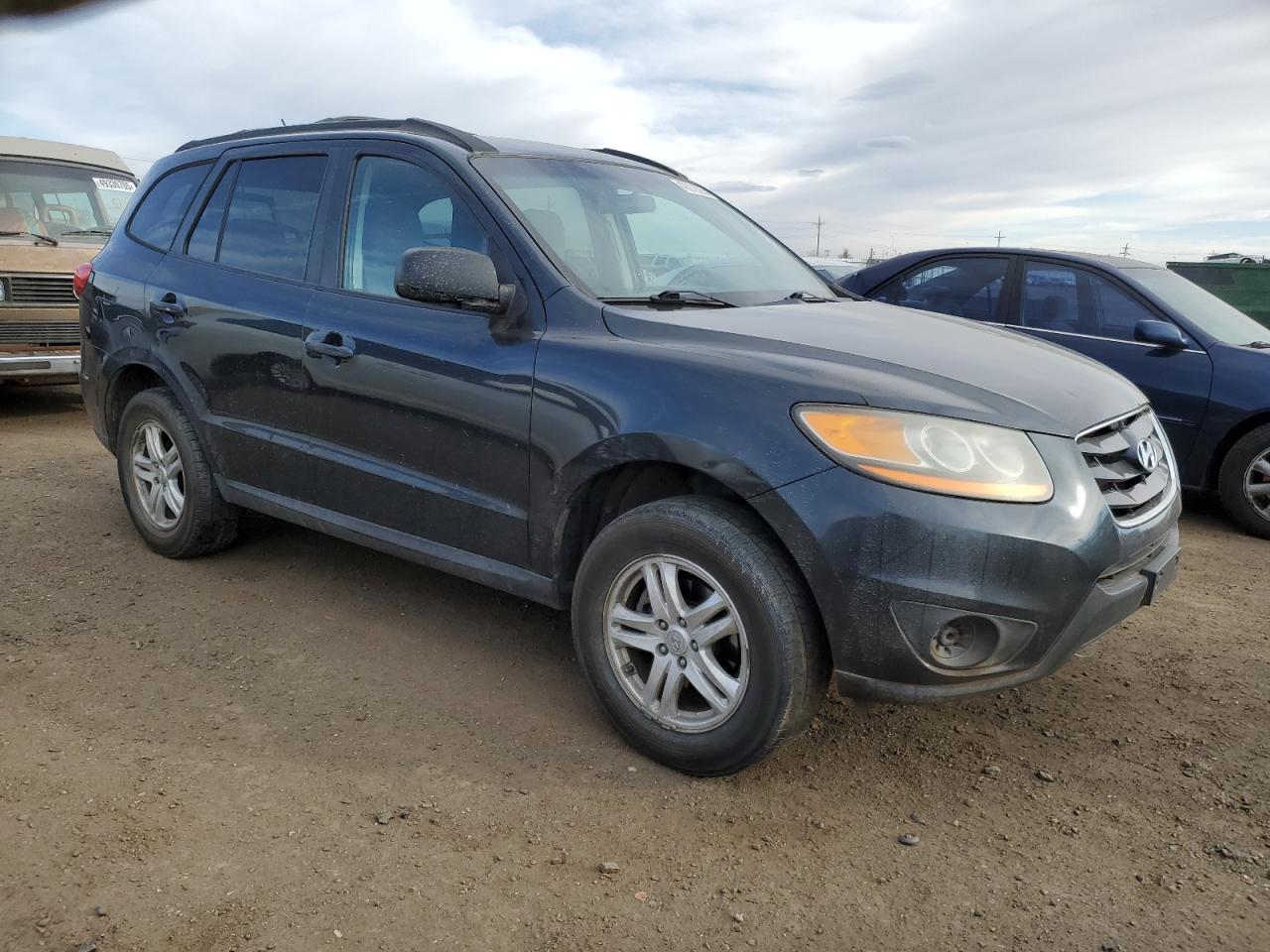 2010 Hyundai Santa Fe VIN 5NMSGDAB9AH342852 Copart auction photo, undercarriage damage thumbnail 4