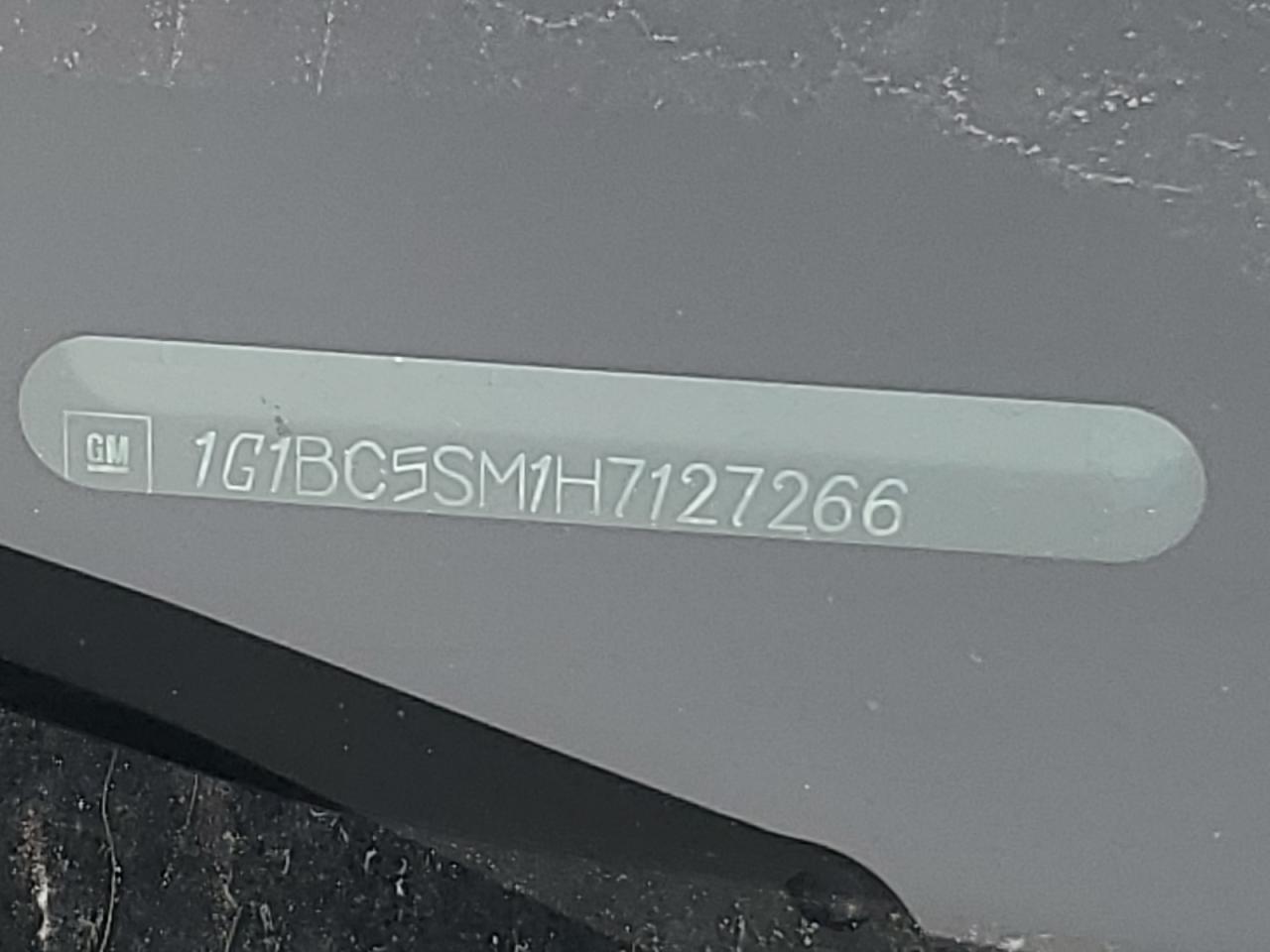 2017 Chevrolet Cruze VIN 1G1BC5SM1H7127266 Copart auction photo, front end / side damage thumbnail 12