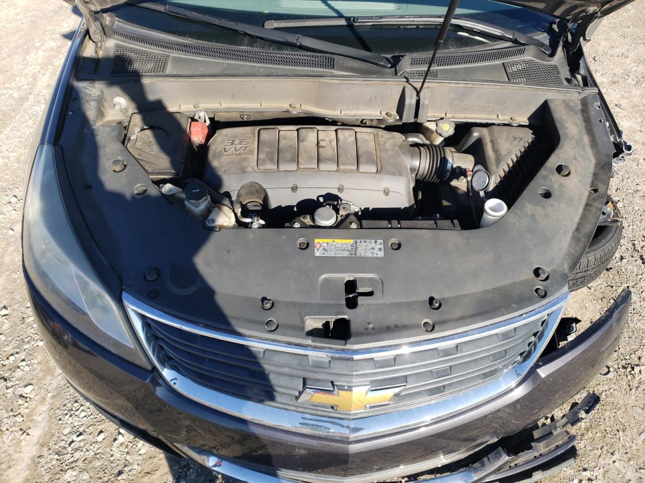 2015 Chevrolet Traverse VIN 1GNKRFKD2FJ187561 Copart auction photo, all over damage thumbnail 12