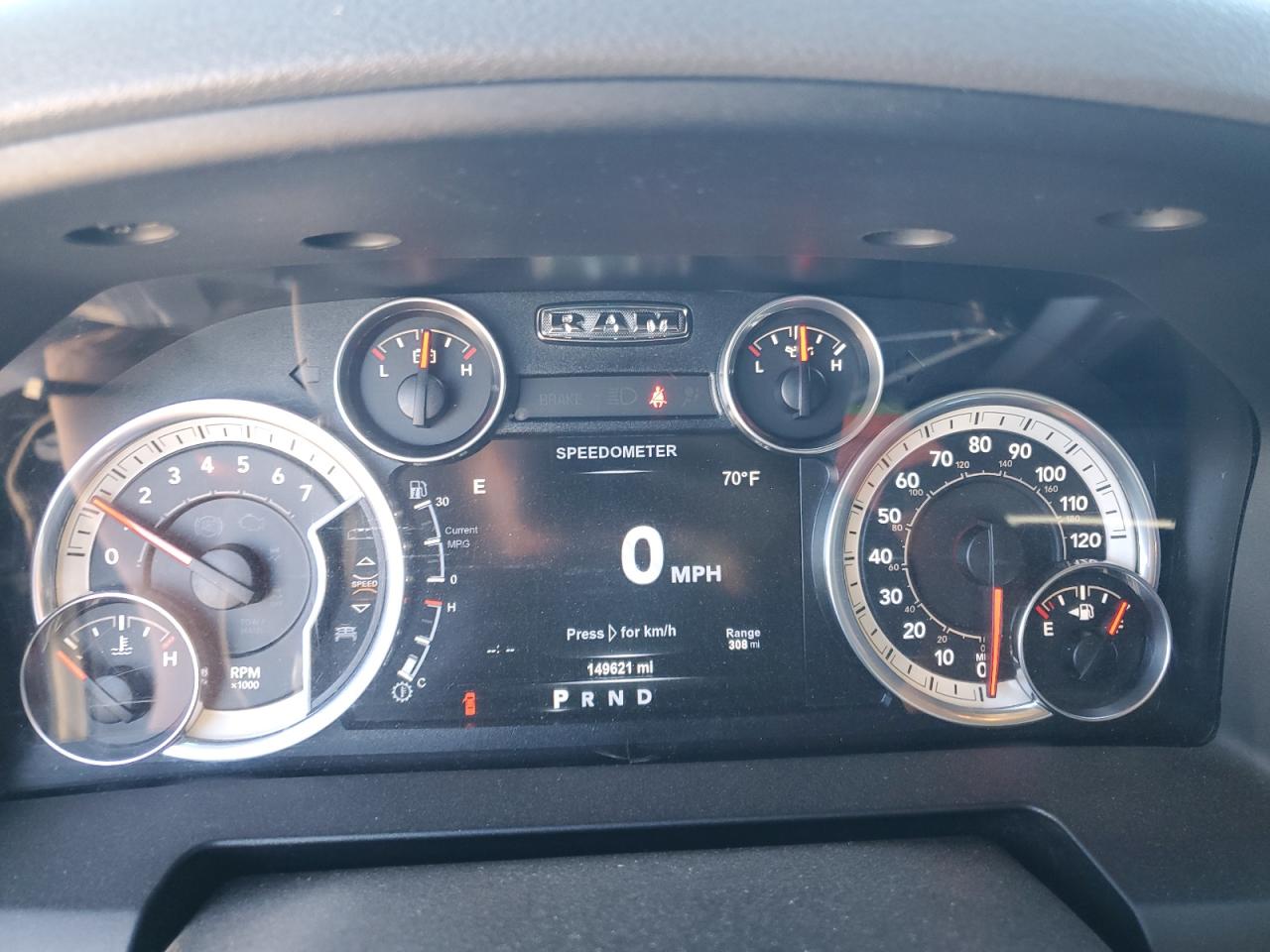 2015 RAM 1500 VIN 1C6RR7LT5FS697732 Copart auction photo, water/flood damage thumbnail 9