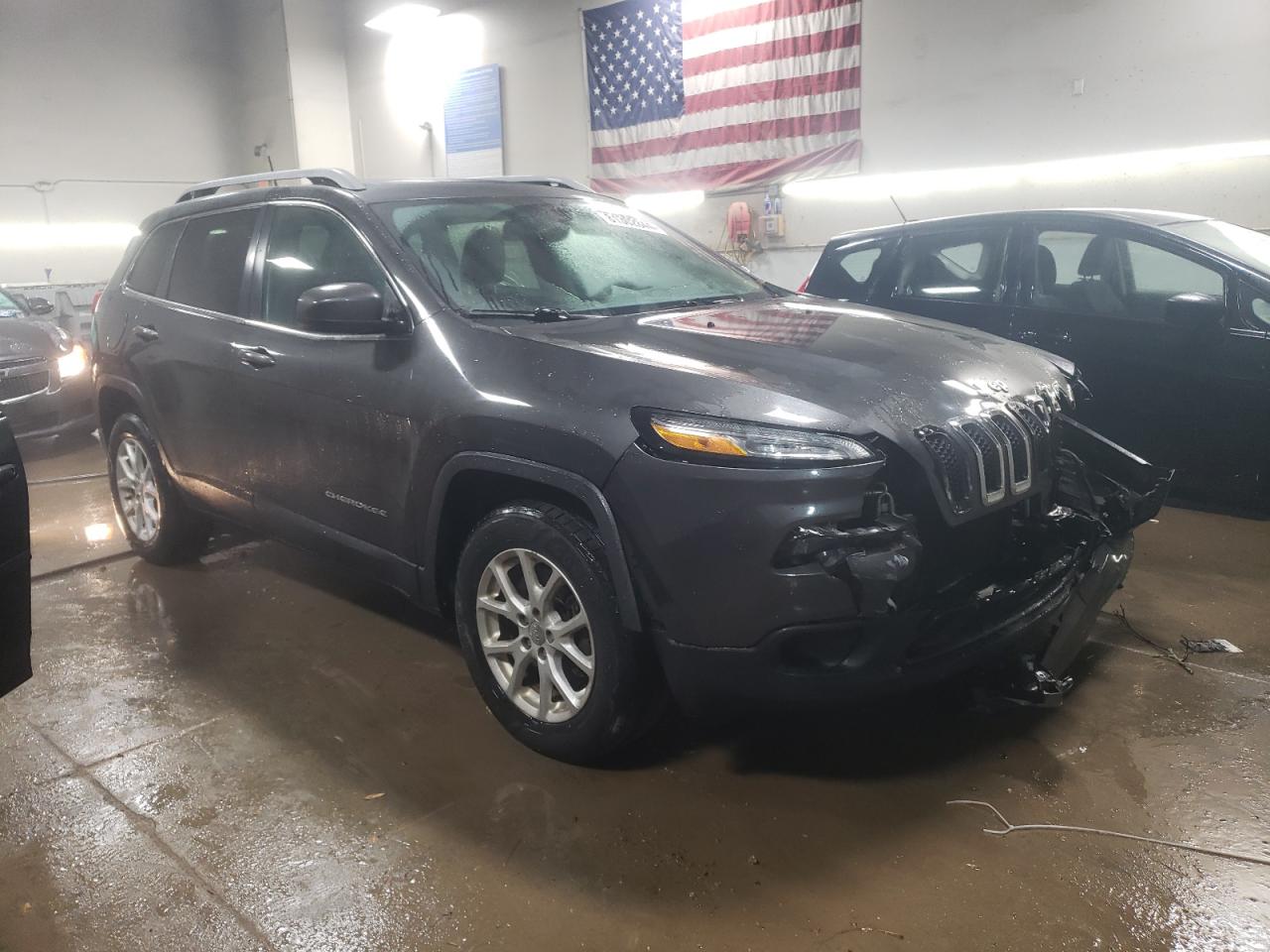2014 Jeep Grand Cherokee VIN 1C4PJMCS1EW192937 Copart auction photo, front end damage thumbnail 4