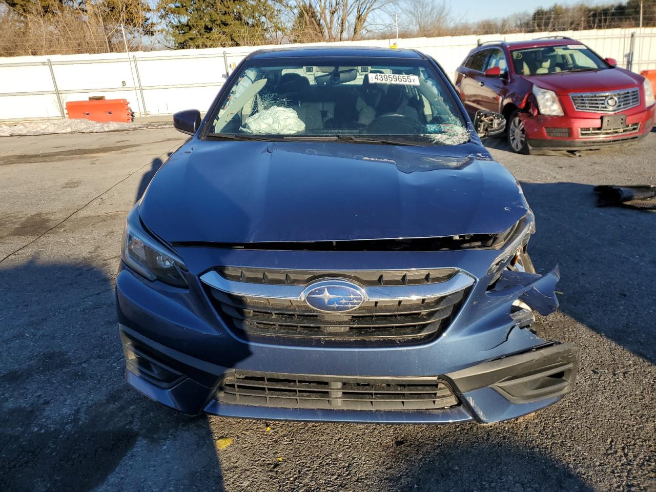2020 Subaru Legacy VIN 4S3BWAE62L3012681 Copart auction photo, front end / undercarriage damage thumbnail 5