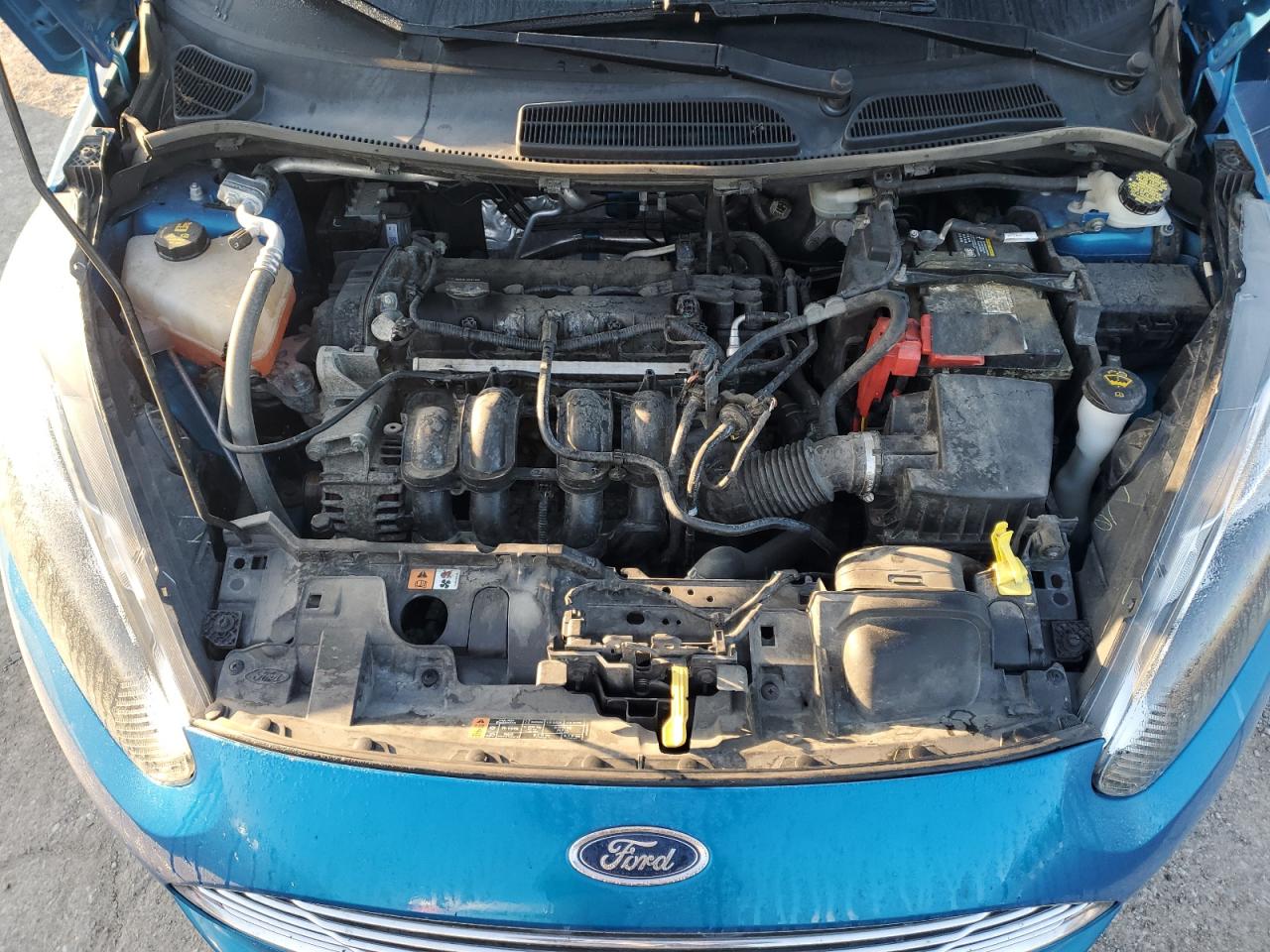 2016 Ford Fiesta VIN 3FADP4BJ7GM183159 Copart auction photo, side / front end damage thumbnail 11