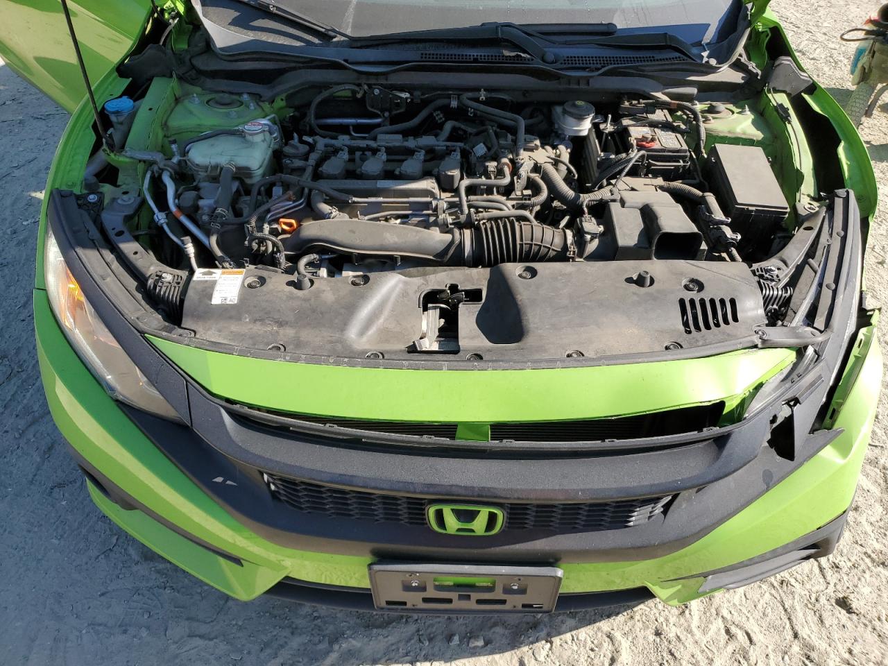 2017 Honda Civic VIN 2HGFC3B7XHH357837 Copart auction photo, front end damage thumbnail 11