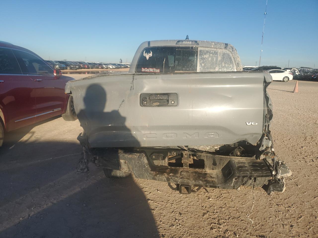 2021 Toyota Tacoma VIN 3TMGZ5AN3MM393989 Copart auction photo, rear end damage thumbnail 6