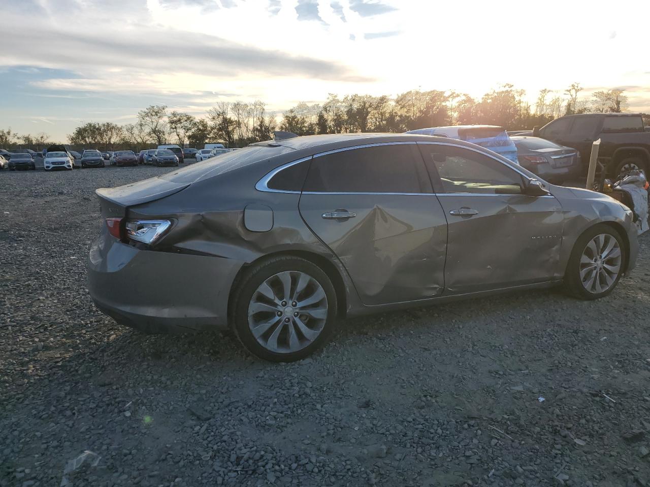 2017 Chevrolet Malibu VIN 1G1ZH5SX5HF136634 Copart auction photo, all over / side damage thumbnail 3