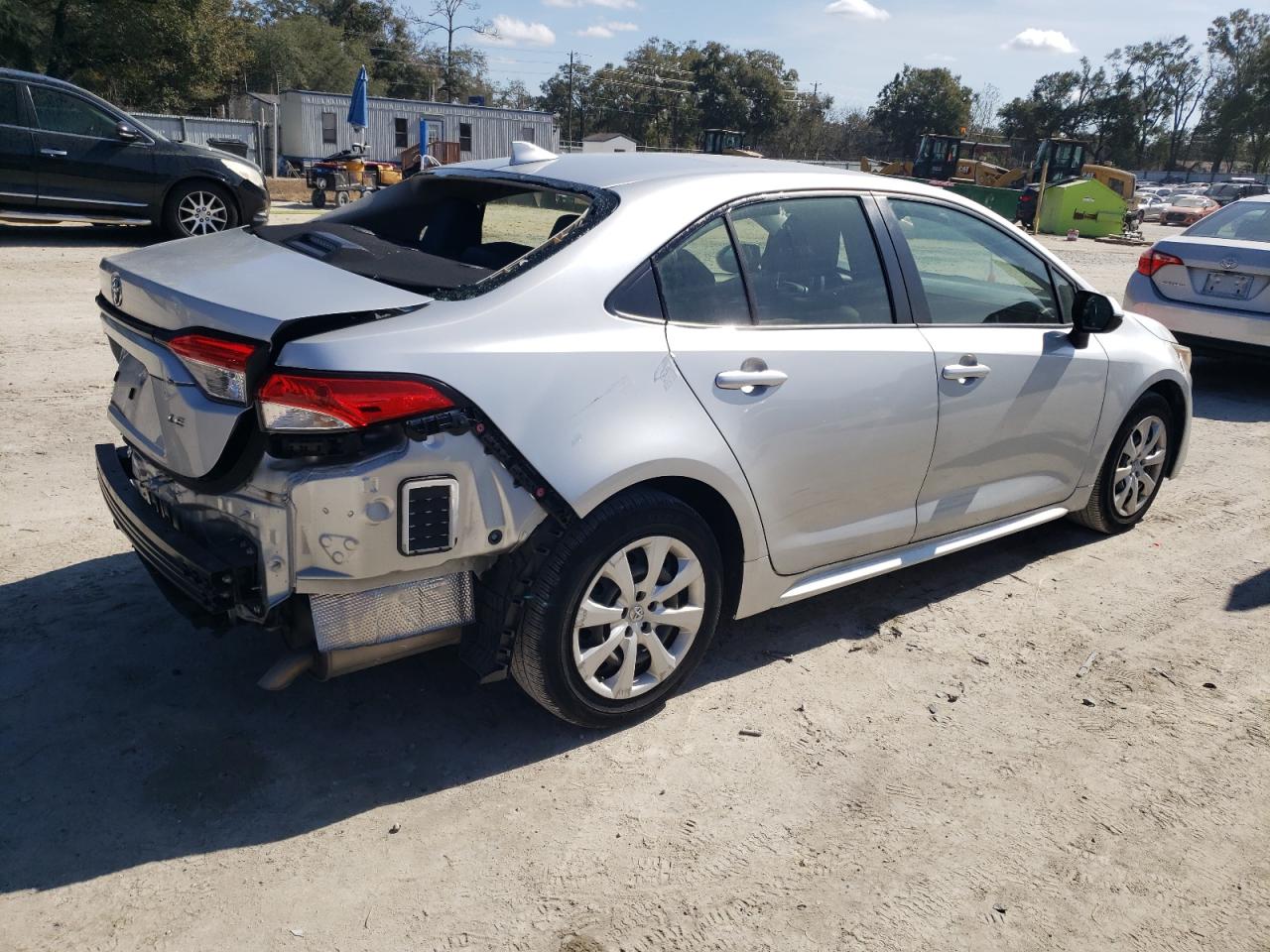 2022 Toyota Corolla VIN JTDEPMAE2NJ208773 Copart auction photo, rear end / minor dent/scratches damage thumbnail 3