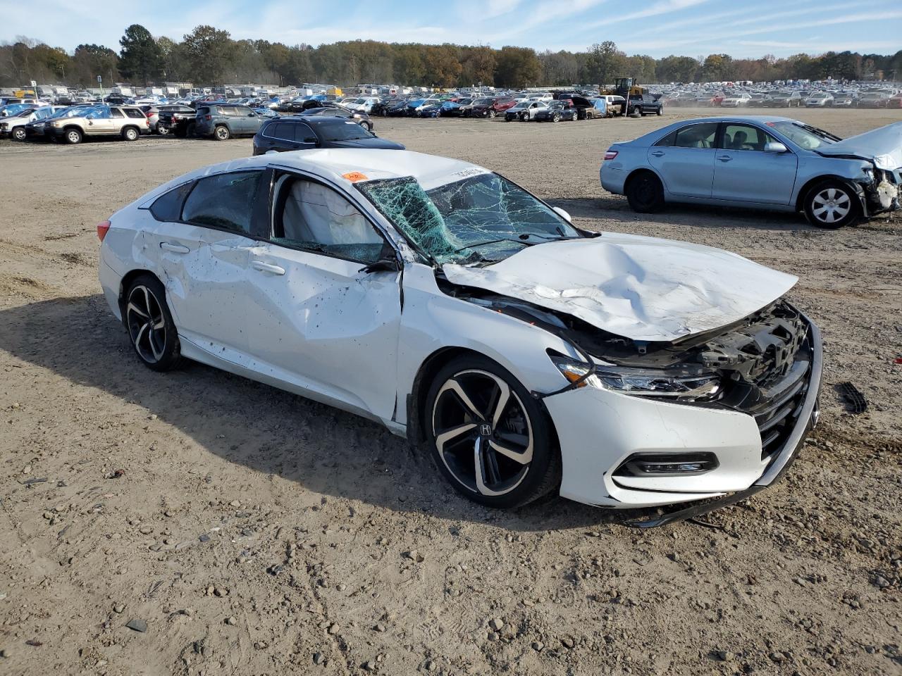 2020 Honda Accord VIN 1HGCV1F36LA014331 Copart auction photo, all over damage thumbnail 4